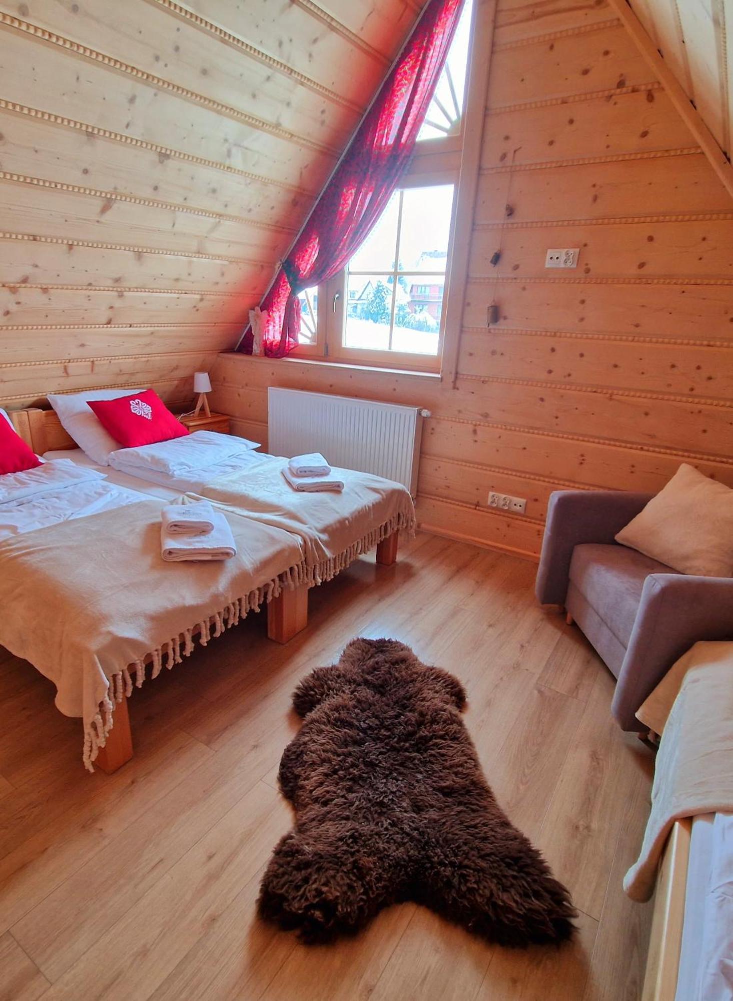 Goralski Domek Lopatowka Z Kominkiem I Bania - Jacuzzi! Murzasichle Luaran gambar